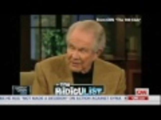 Anderson Cooper Destroys Pat Robertson's Dumbass AIDS Rambling