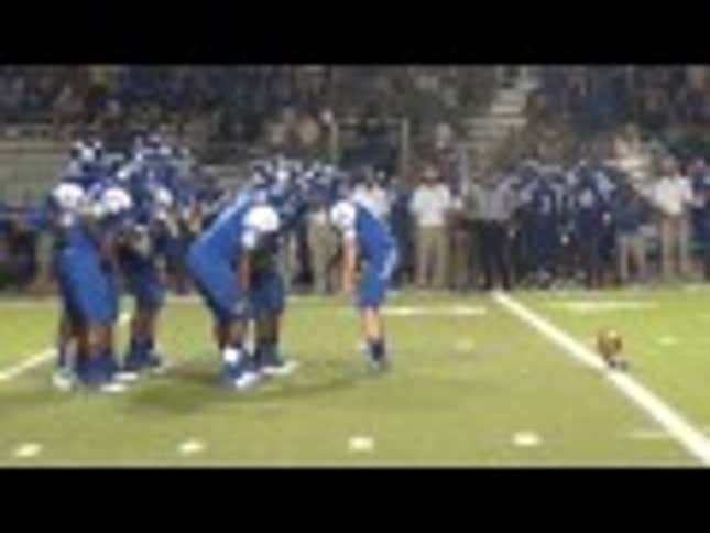 Insane High School Football Game Ends With Squib Kick TD Return