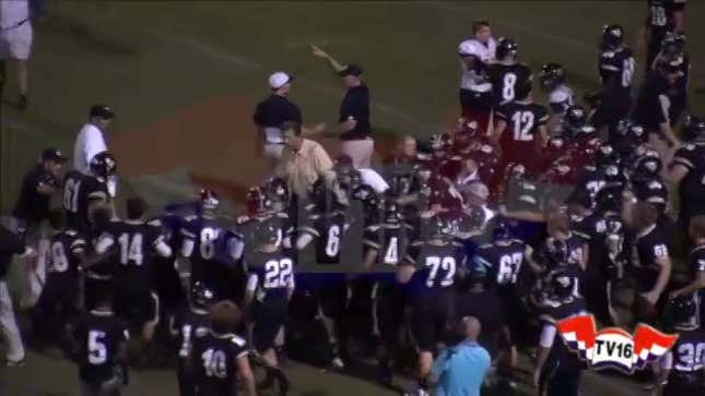 Alabama High School Football Coaches Get Into Postgame Brawl