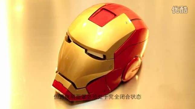 Check Out China's Fan-Made Mechanical Iron Man Helmet
