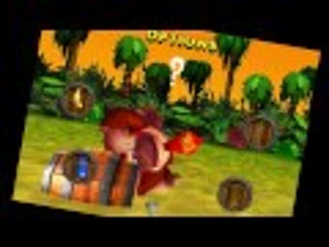 Cripes, It's A Glitched Out Donkey Kong From Hell
