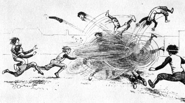 Image for article titled Did Football Cause 20 Deaths In 1905? Re-Investigating A Serial Killer