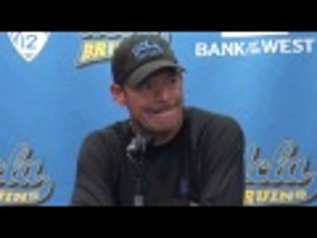 Jim Mora Jr. Flips Out On Reporter Who Interrupts Him
