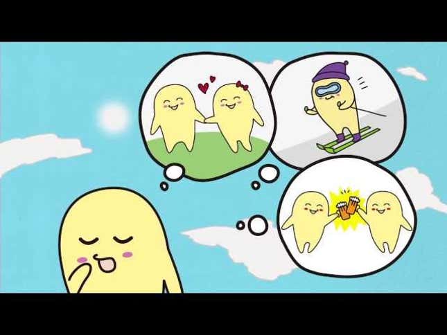 No Joke, There’s an Anime About Talking Zits