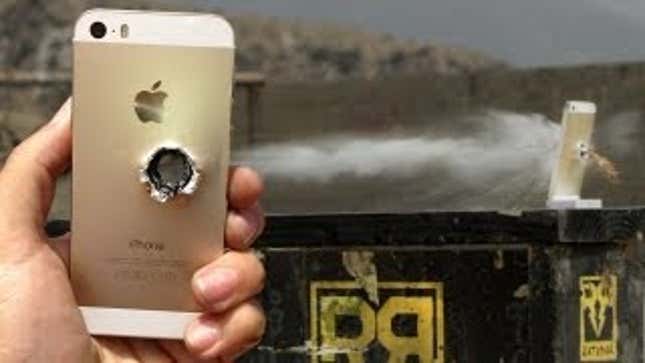 The iPhone 5S May Break When Exposed To .50 Caliber Rifle Rounds