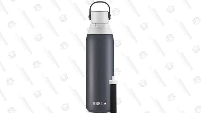 Brita Stainless Steel Water Filter Bottle, 20 oz | $22 | 29% Off | Amazon