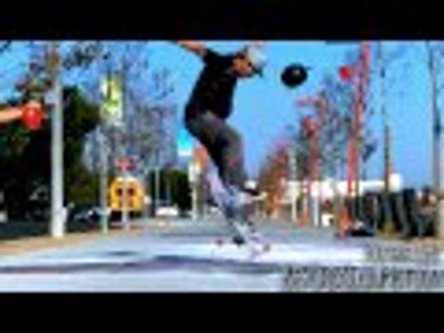 Slo-Mo Skateboarding + Chalk = Shredding In Style
