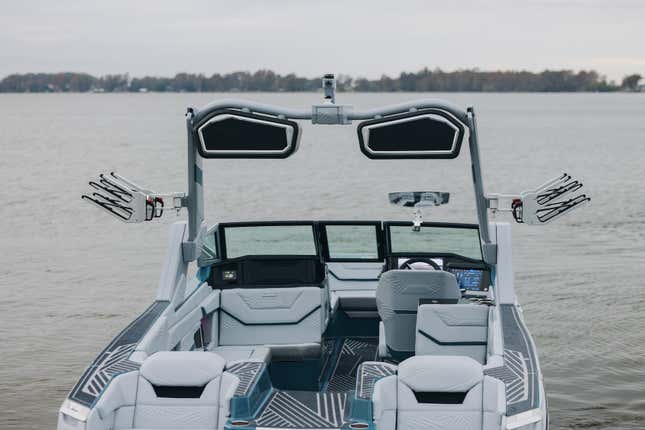 Image for article titled Your Family Won&#39;t Love You Unless You Buy This 630-HP Supercharged V8 Wakeboarding Boat