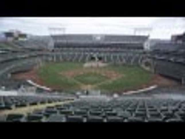 Watch Oakland's O.co Coliseum Change From A's To Raiders Mode