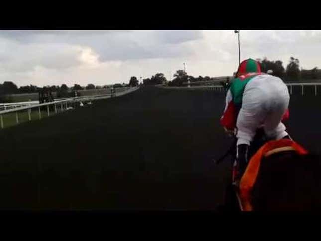 Watch This Awesome First Person POV Of A Famous Horse Racing Jockey