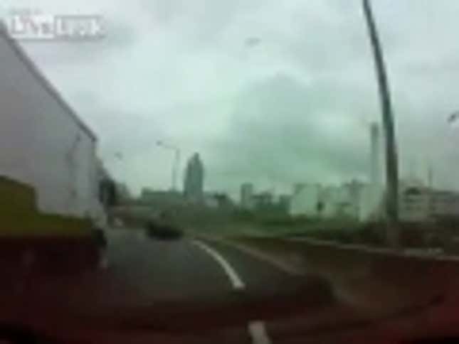 Watch An Amazing Trucker Cut Off A Driver To Save Them From A Crash