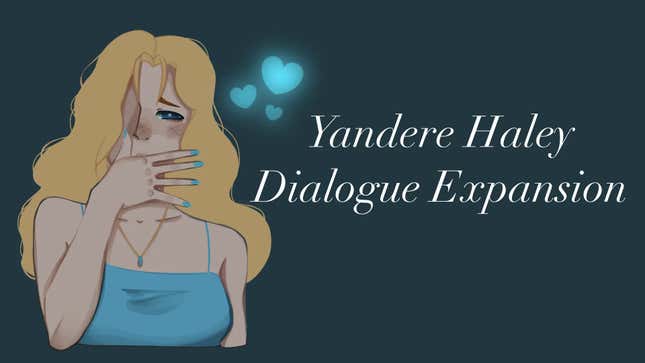 A title card from the mod Yandere Haley Dialogue Expansion in Stardew Valley.