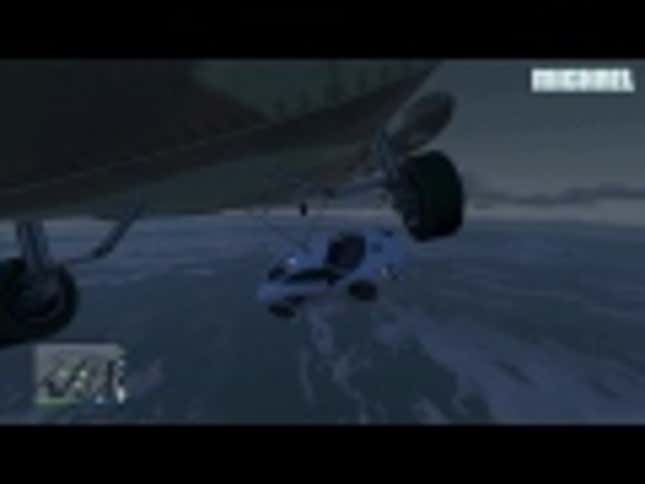 This Is What Car Battles Look Like In <em>GTA Online</em>... In Mid-Air