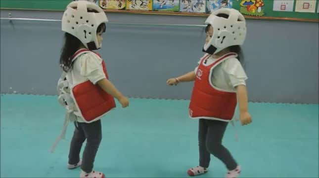Cute Martial Arts Kids Made Cuter with "Guile's Theme"