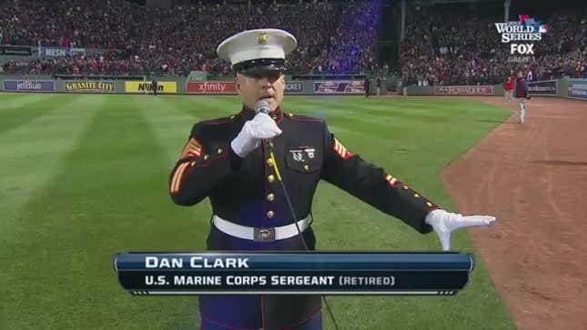 "God Bless America" Singer Not Actually A Retired USMC Sergeant