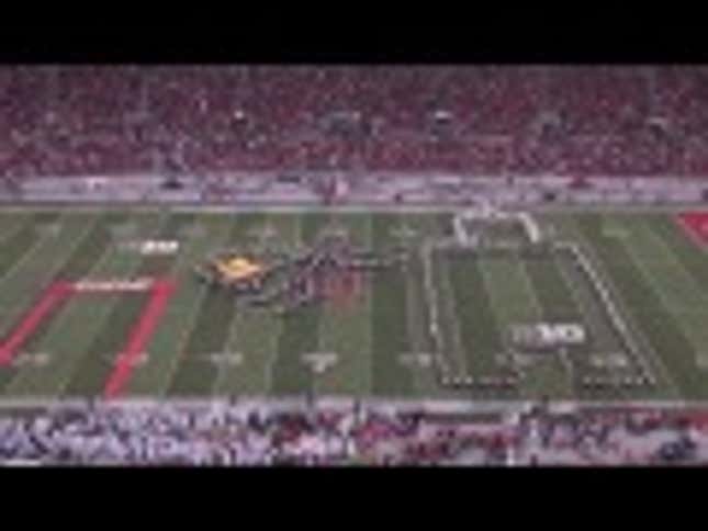 Film-Themed Ohio State Band Performance Features T-Rex Eating Someone