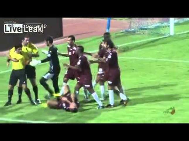 This Week In Soccer Fisticuffs: Players <i>And</i> Referees Throw Punches
