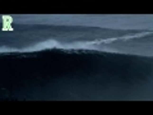 This Is Possibly The Biggest Wave Ever Surfed