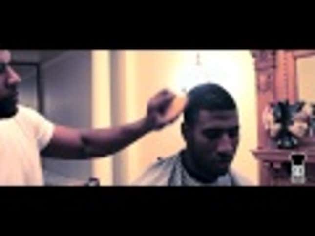 Watch Iman Shumpert Get A Very Somber Haircut