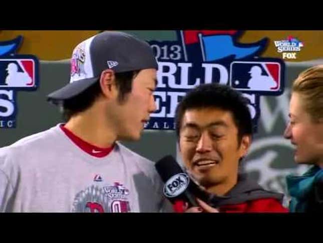 Koji Uehara's Son Gave The Best Postgame Interview Last Night