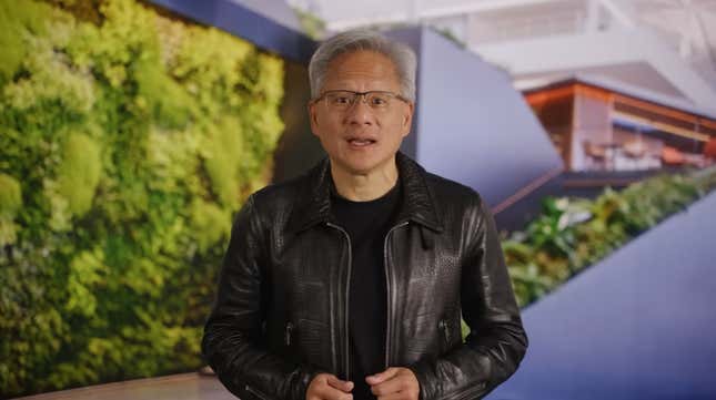 Jensen Huang promotes the Switch 2 in a new video.