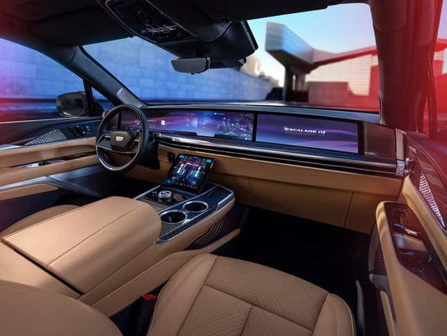 2025 Cadillac Escalade IQ interior