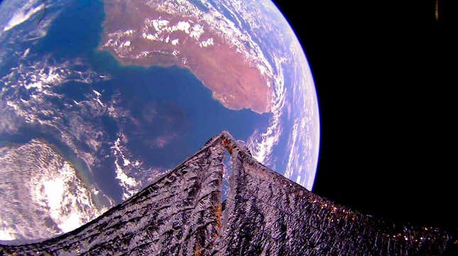 LightSail 2 spacecraft captured this image on June 11, 2022, which shows Madagascar and a portion of Mozambique.