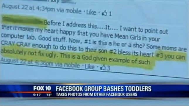 Mean Moms Caught Making Fun of 'Ugly' Babies in Secret Facebook Group