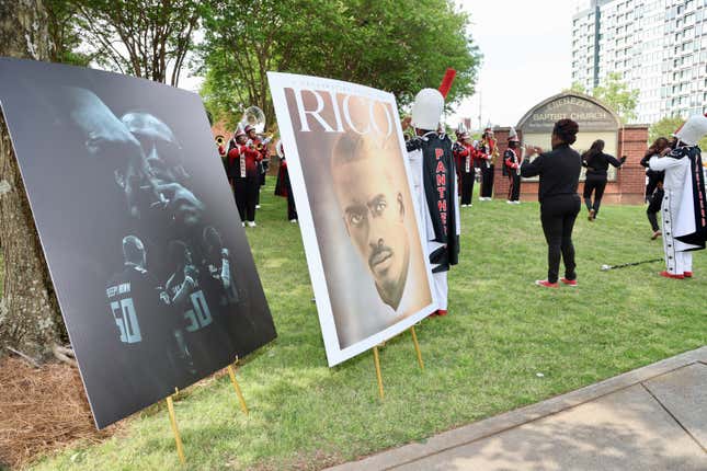 Image for article titled Touching Photos of Inside Rico Wade's Star-Studded Private Funeral Service in Atlanta