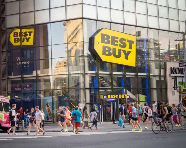 Best Buy will reduce its glut of inventory by closing about 10 to 15 stores during the first half of its 2025 fiscal year. 