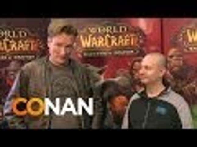 Conan O'Brien Tries To Understand <em>World of Warcraft</em>, Fails Miserably