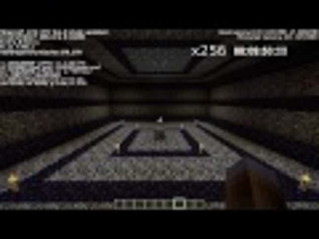 It Takes Over Two Hours To Blow Up <em>Minecraft's</em> Indestructible Blocks