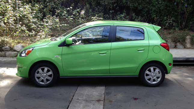 Image for article titled 2014 Mitsubishi Mirage: The Jalopnik Review