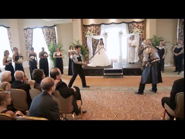 Batman and Iron Man Decided To Crash A Wedding