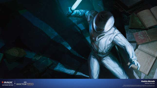 Image for article titled Get a Peek at Magic: The Gathering&#39;s New Doctor Who Set