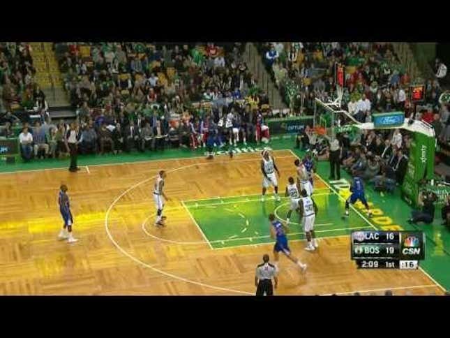 DeAndre Jordan's Failed Dunk Got Stuck