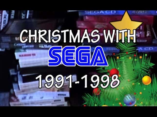 In The 90s, Sega Made This Boy's Christmas Very Special