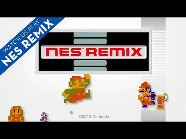 We Tried Nintendo's Surprise New Wii U Game <em>NES Remix</em> For You