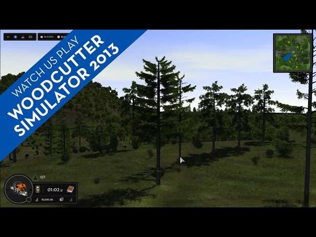 Let's See How Long It Takes To Cut Down One Simulated Tree
