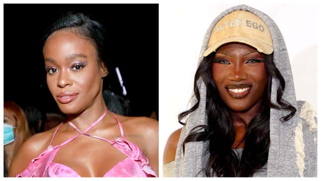 Azealia Banks, leftl Doechii.