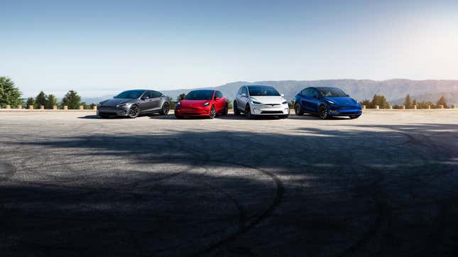 Image for article titled Tesla cars lose their value even faster than a Maserati, study says