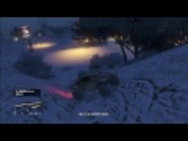 For Christmas, Grand Theft Auto V Was Covered In Snow