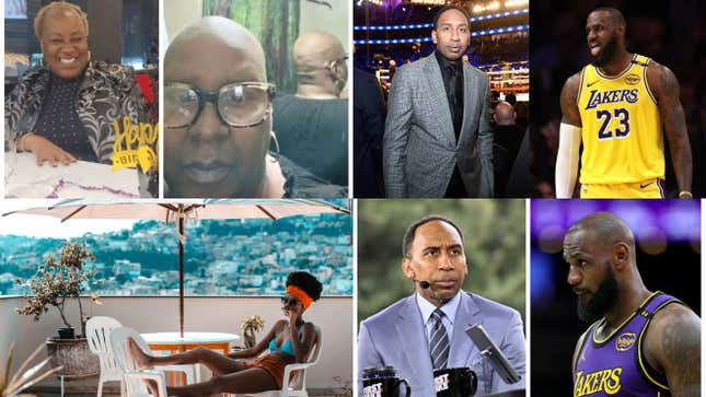 Image for article titled LeBron James&#39; Beef With Stephen A. Smith, National Rest Day For Black Women, Black Influencer&#39;s Family Responds to Her Death Rumors, Black Influencers Living Like Meghan Markle, Blood Moon Concerns and Other Culture News