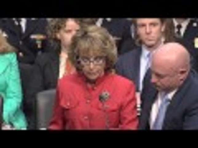 Gabrielle Giffords Gives a Moving, Emotional Speech at Senate Gun Violence Hearing