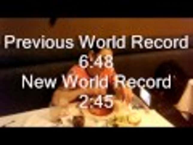 Watch This Woman Devour a 4.5 Pound Steak in Under 3 Minutes