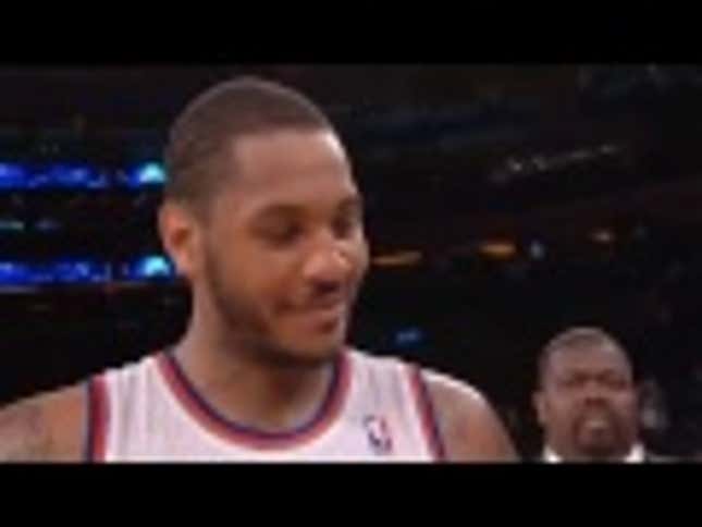 Carmelo Anthony Could Really Use A Day Off