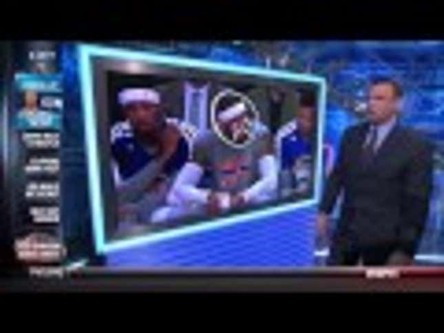 Good Telestrator Use: Drawing Tears On Carmelo