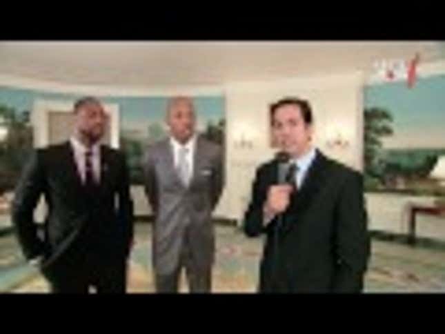 Watch Michelle Obama Dunk on the Miami Heat