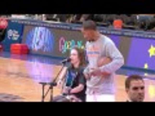 J.R. Smith Plays Air Guitar While Enjoying A Very Chill Tune