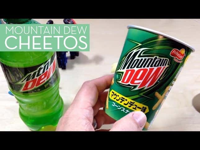 Mountain Dew Cheetos: The Snacktaku Review